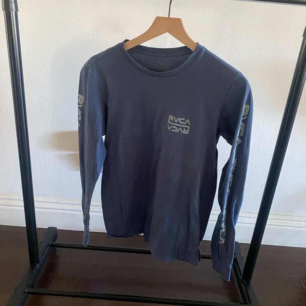 Blue RVCA long sleeve tee